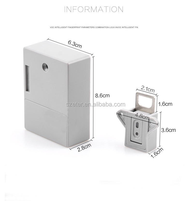 Invisible Security Child Safe Digital RFID Gym Cupboard Invisible Hidden Rfid Drawer Cabinet Door Locks