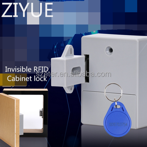 Invisible Security Child Safe Digital RFID Gym Cupboard Invisible Hidden Rfid Drawer Cabinet Door Locks