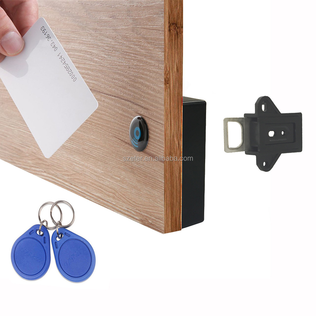 Factory Keyless Hidden Invisible  Electronic RFID Card Cabinet Drawer Digital Lock Cupboard