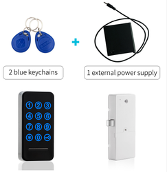 Universal Key Metal Steel Digital Keypad Password Led Display Cabinet Lock 118Pw