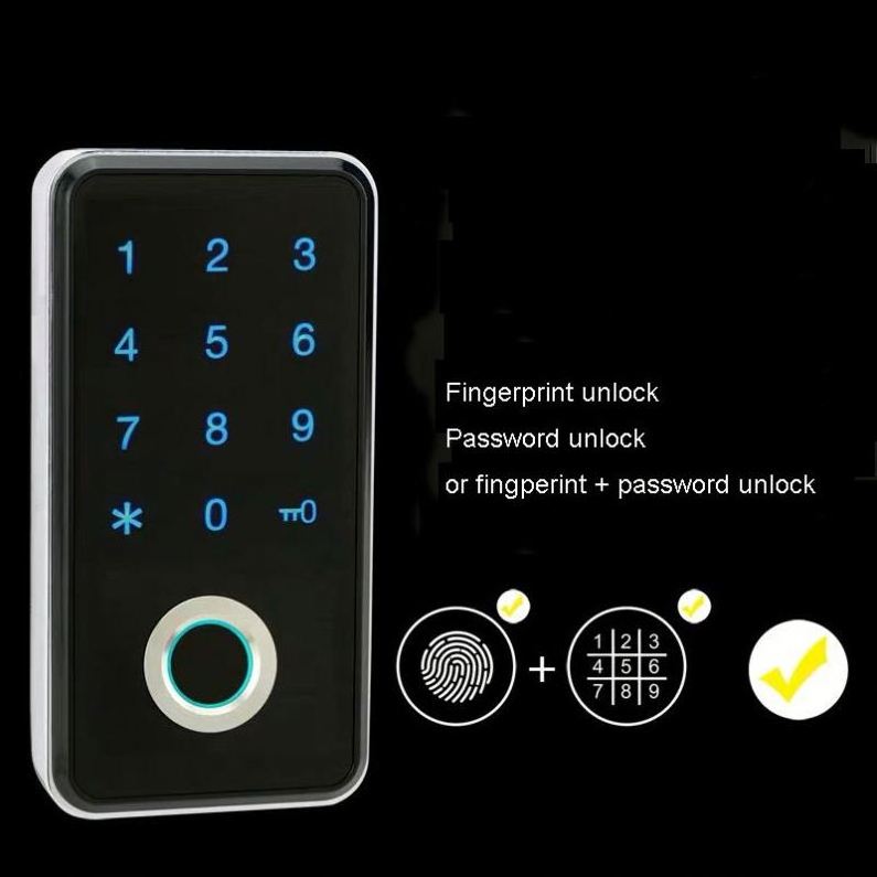 Wholesale Digital Keyless Biometric Fingerprint Password Cabinet Locker Lock FP118-05