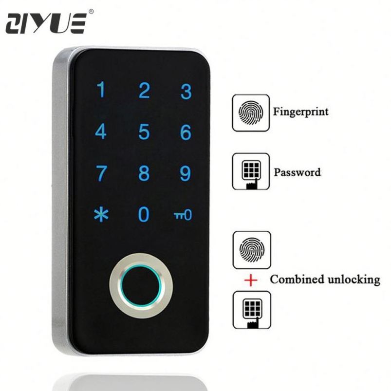 Wholesale Digital Keyless Biometric Fingerprint Password Cabinet Locker Lock FP118-05