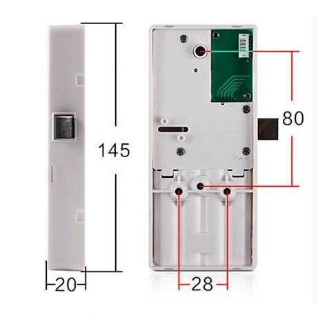 Em-Marine TK4100 ID Chip Locker Lock For Cabinet Drawer Locks Rfid