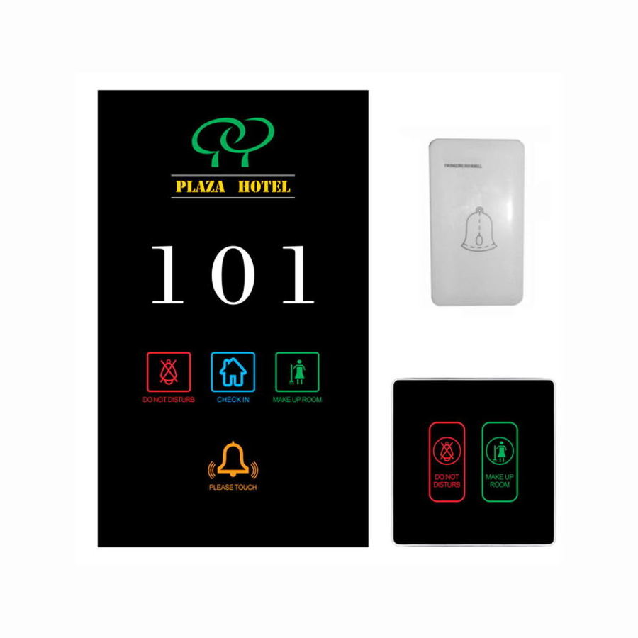 Hotel Intelligent Touch Doorbell DND Switch Electric Door Bell Chimes LED  Suppliers