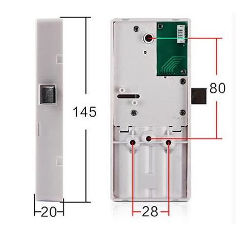 School Employee Athletic Digital Lock For Lockers RFID Cabinet Sauna Lock EM106