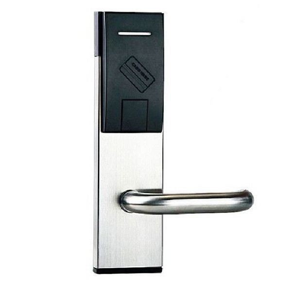 Secure Electric Proximity Swipe Card Key Digi Hotel Room Rf Door Lock With Software