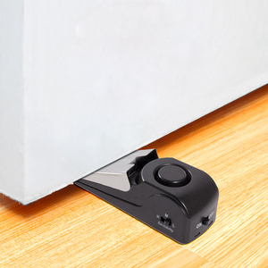 Home Security Door Stop Alarm 125Db Door Block Vibration Alarm Portable Door Alarm Stopper Doorstop For Traveling