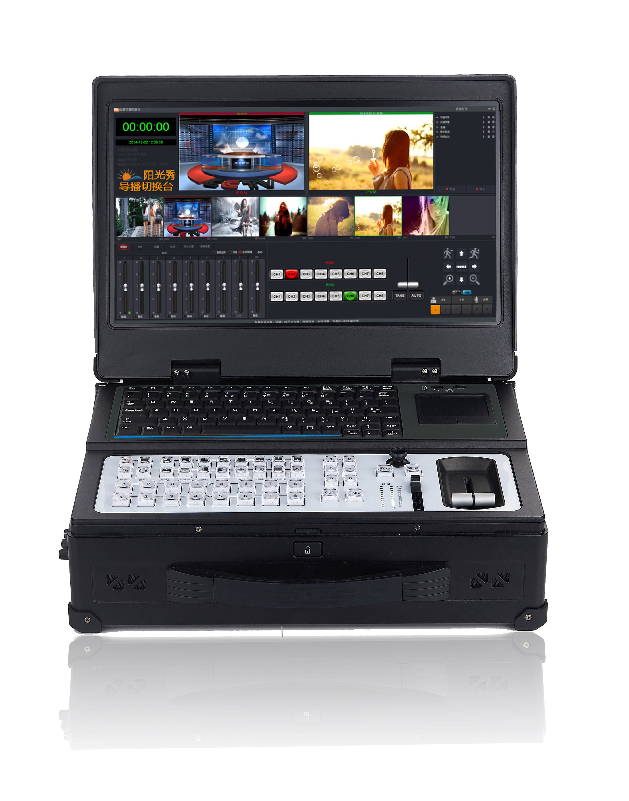 Multifunctional Broadcasting Equipment Tv station Virtual Studio Ptz Camera Vmix Control Vmix Controller Video Mixer Switcher