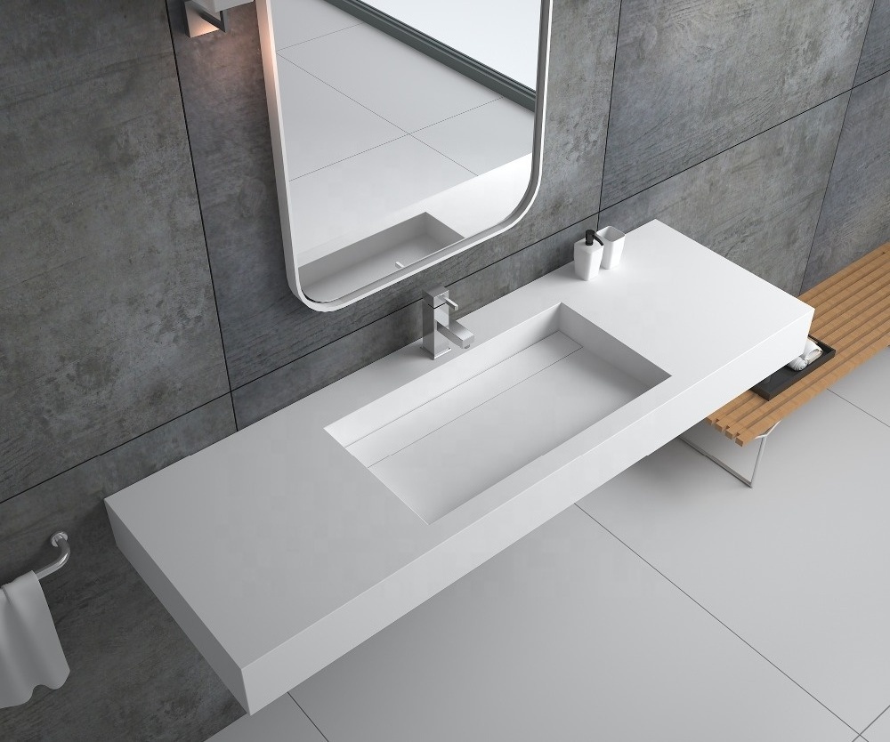 Corians Sanitary Ware Artificial Stone Bathroom Sinks ,wall hung wash basin