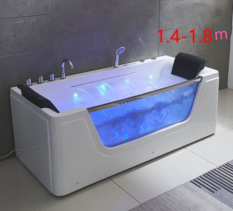 Hot 2 person sector back to wall acrylic whirlpool massage bath tub with jets for sale