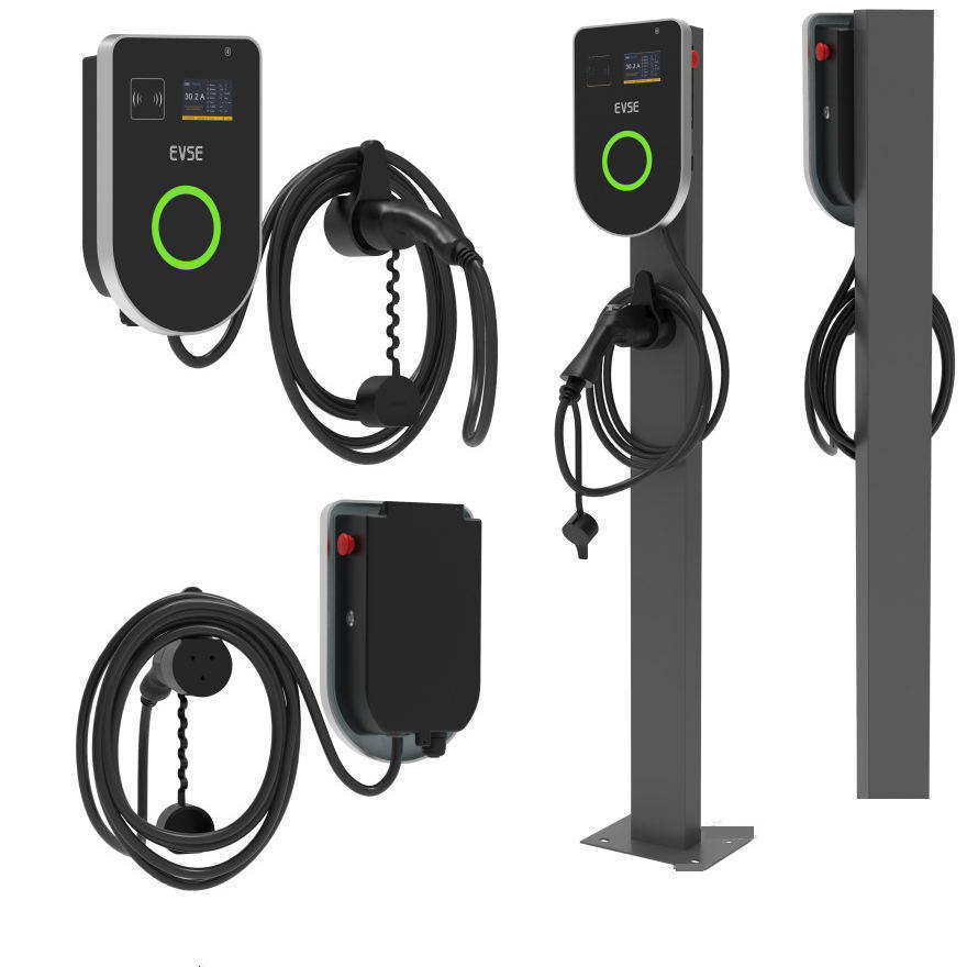 Factory Manufacturer EV Charger Station Ocpp Type 2 32a CCS GBT 7kw 22kw Wallbox Fast Electric Charging Station EV Charger R8