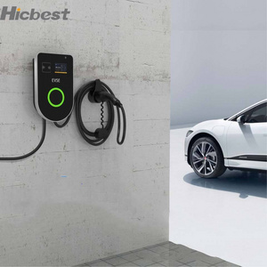 Factory Manufacturer EV Charger Station Ocpp Type 2 32a CCS GBT 7kw 22kw Wallbox Fast Electric Charging Station EV Charger R8