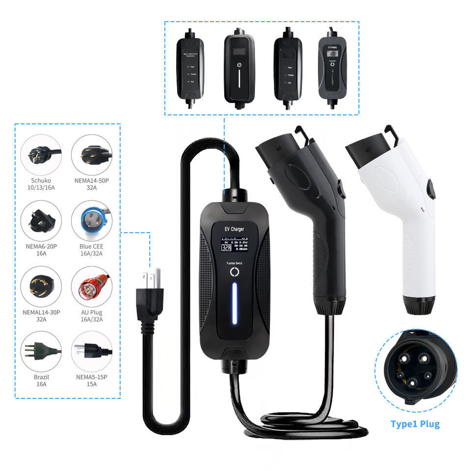 DIBOEV 22kw AC EV Charger Type 1 and Type 2 Wall Mount CE X8 IP65 7.4kw 32a Evse Type 1 Ev Car Charger 22 Kw Ev Charger 3 Phase