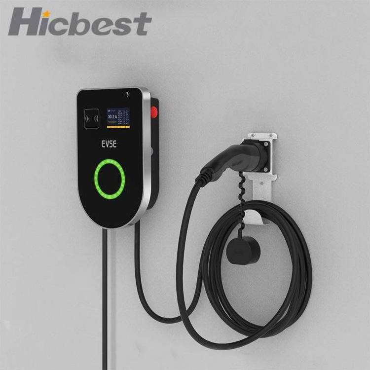 DIBOEV Wallbox Fast Electric Car Charging Stations EV Charger with APP Hicbest AC EV Wallbox 3 Phase 7KW 11KW 22KW Ev Charger 32a Type2