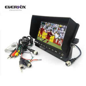 Evervox 7 tft lcd rearview mirror car video monitor ,car health monitor with car carousel parking system