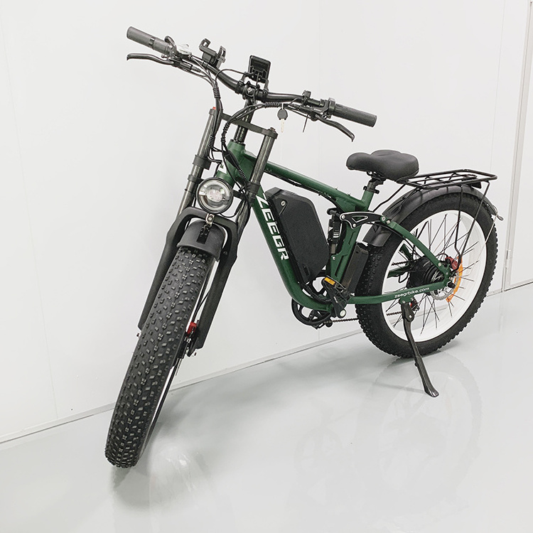 US Warehouse 2024 Electric Bike For All Terrain With 2000w Dual Motor Pedal Assist 52v Electric Bike