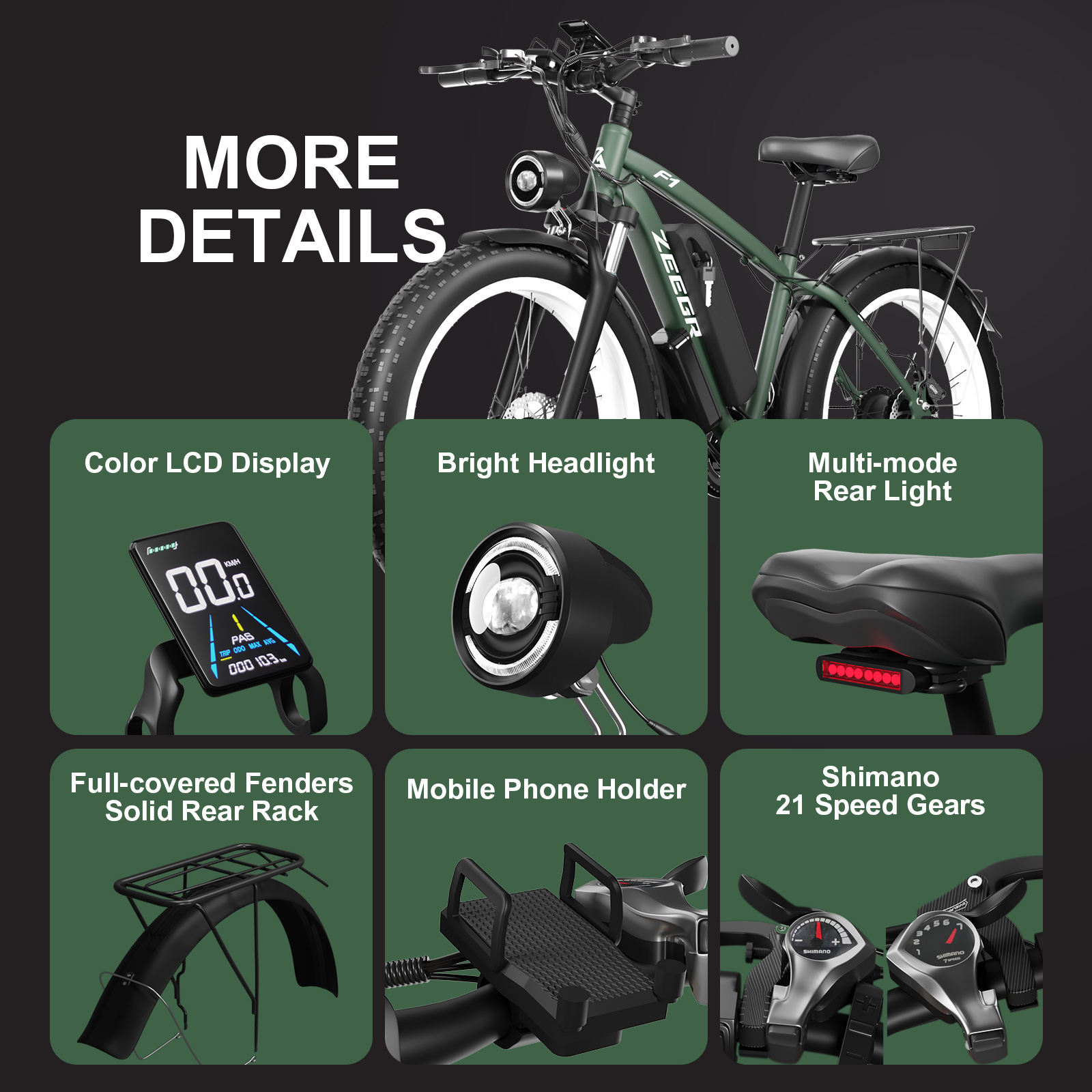 Electric Bike 1000w 2000w dual Motor E Baik Mountain Electric Fat Bike/ebike/electric Bicycle