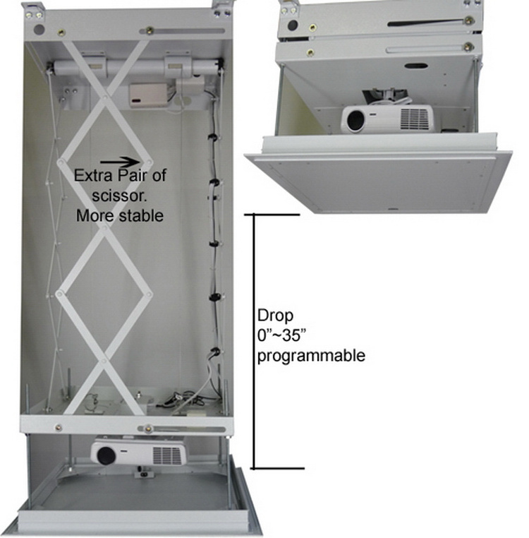 High quality new products video kit the motorized ceiling projector lift