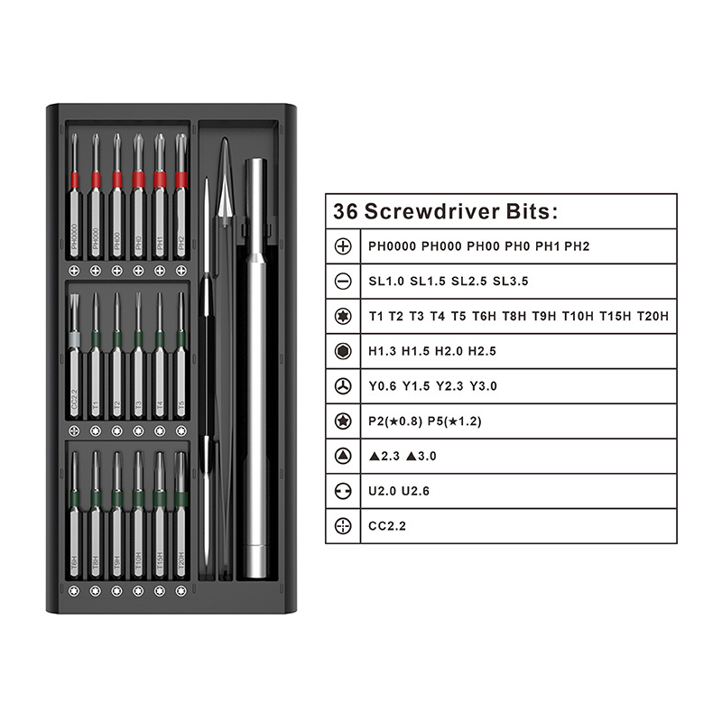 39 in 1 precision Mechanical Tools for disassembly and repair of computer and mobile phones