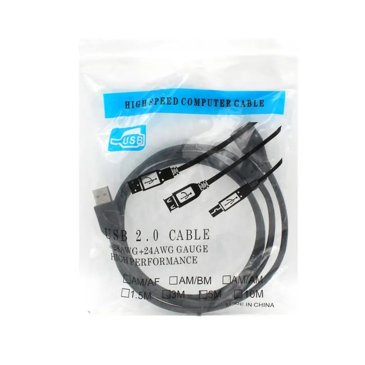 5FT 0.5M 1M 1.5M USB 2.0 Male to Female USB Cable Extension Cord Wire Super Speed Data Sync Cable For PC Laptop Keyboard