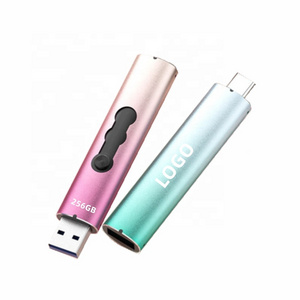 2 in 1 OTG Type-C USB3.2 Flash Drive  Super Speed PSSD Portable Solid State Disk 256GB 512GB 1TB