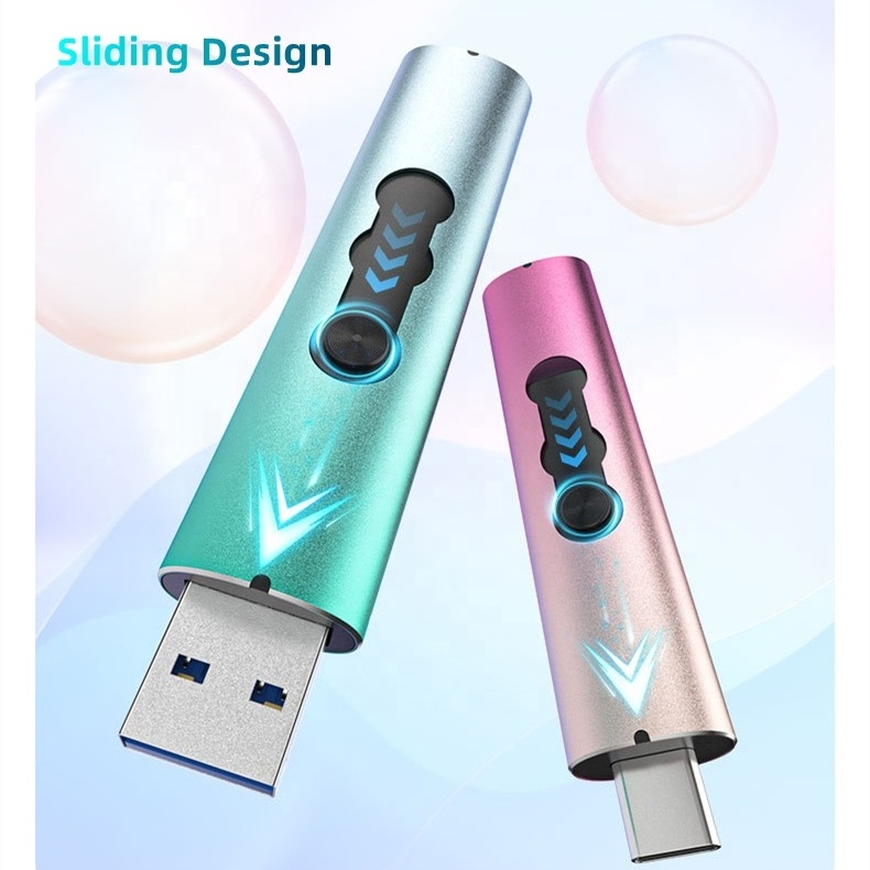 2024 New Arrival OTG USB 3.2 Flash Drive Super Speed PSSD Portable Solid State Disk Hard Drive 256GB 512GB 1TB Type C Pen Drive