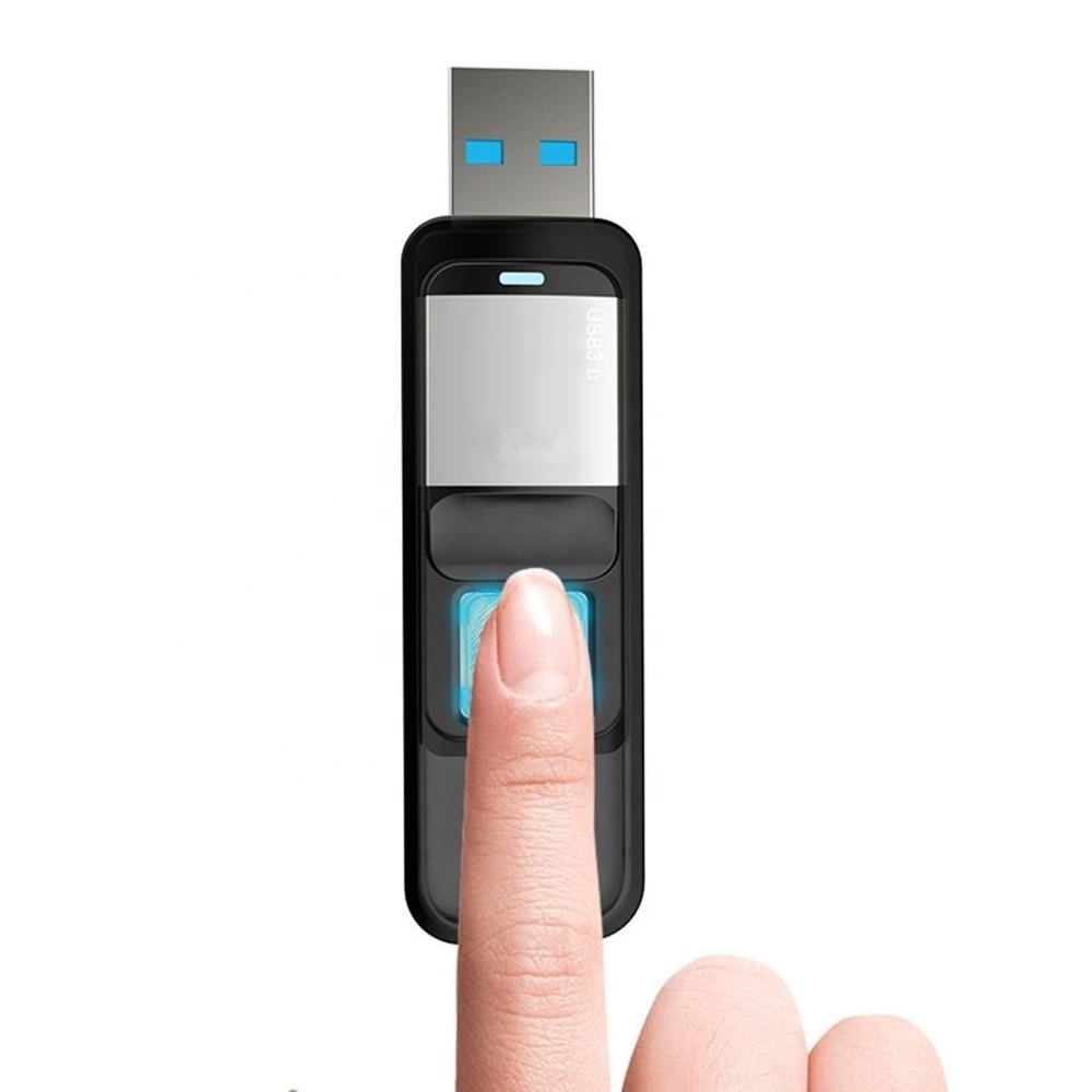 High Tech Security Fingerprint Encrypted USB 3.0 Flash Drive memory stick Pen Drive