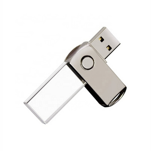 Factory Price Swivel Crystal Usb Flash Drives Bulk Promo Gift Items 1 2 4 8 Gb Pen Drives 32gb Usb Stick With 3d Logo