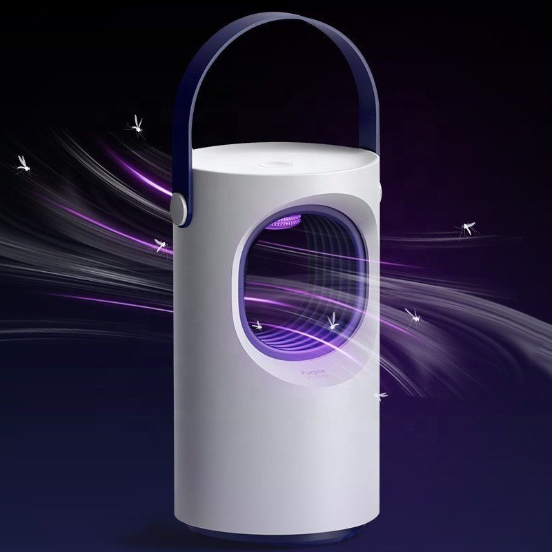 USB Mosquito Killer Lamp Purple Vortex Trap LED Electric Trap Lamp Outdoor UV Light Killing Lamp Anti Mosquito Housefly In