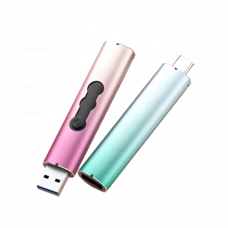 2 in 1 OTG USB 3.2 Flash Drive Super Speed PSSD Portable Solid State Disk 256GB 512GB 1TB Type C Pen Drive