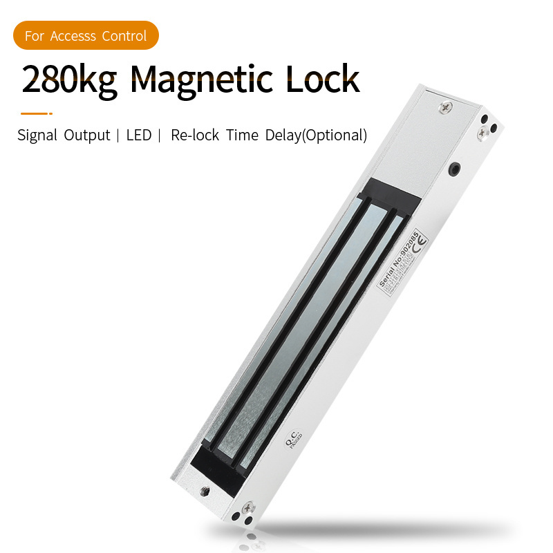 280kgs holding force access control system lock for wooden metal or glass door