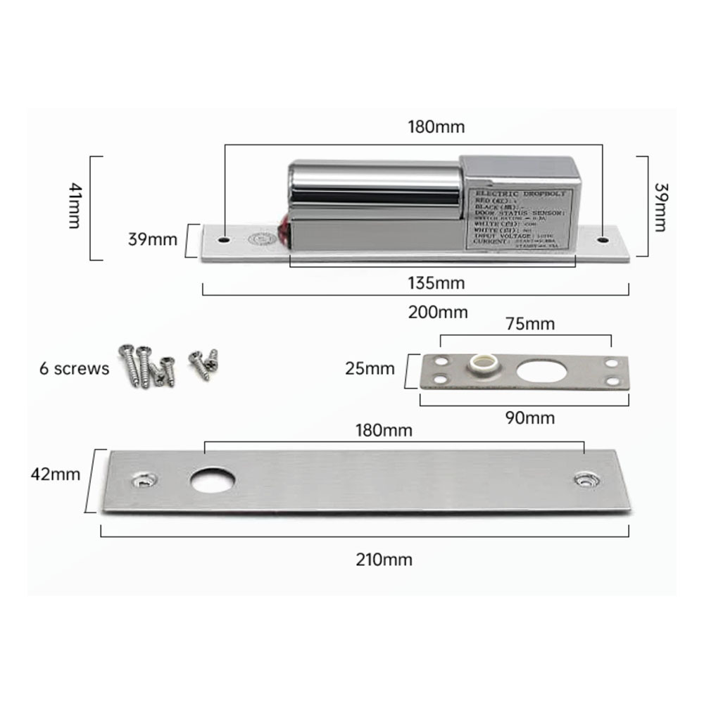 Electronic bolt lock commercial door access lock for vending machine or cabinet