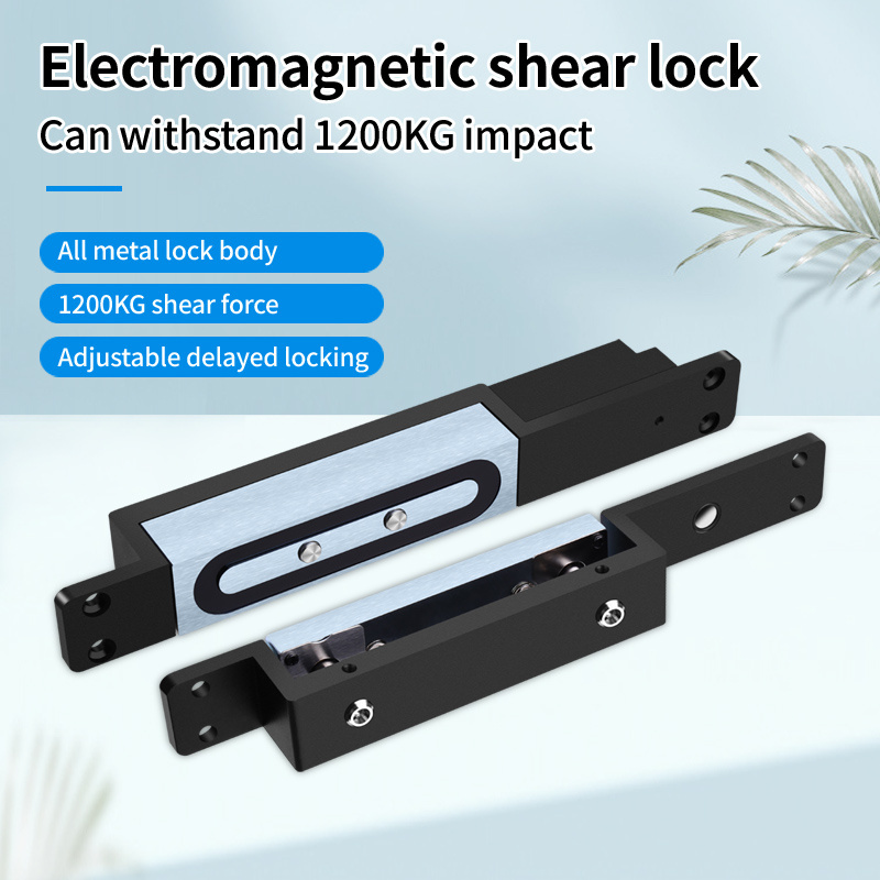 1200kg Holding Force Waterproof unlock waterproof aluminum patio complete door safety magnetic locks office