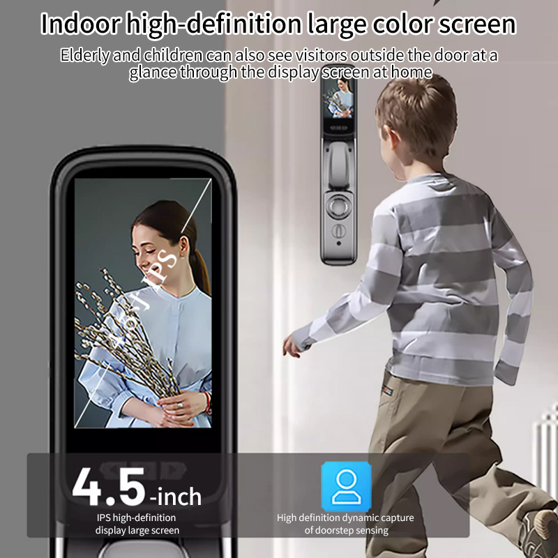 digital technology tuya 3d camera face recognition smart waterproof fingerprint electric digital safe door lock for home