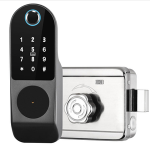 Wireless Mounted Fingerprint Smart Lock with Mobile Remote Control