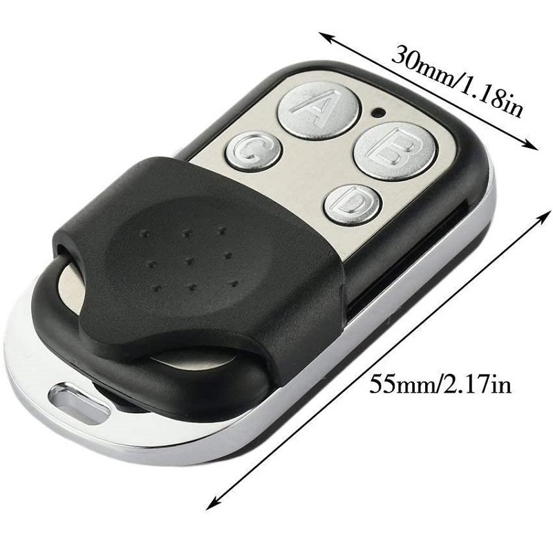 4 buttons 433mhz rf universal remote control Remote control garage door 433 mhz