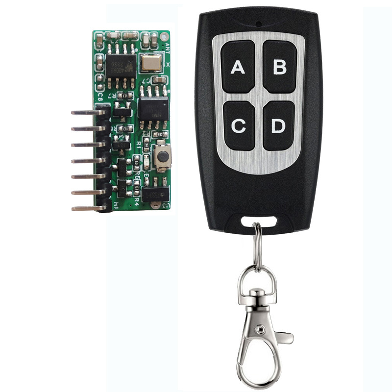 Rc Remote And Receiver 12V Thermostat Wifi Wireless With Rf Receiver Transmitter And Receiver 433.92 Mhz