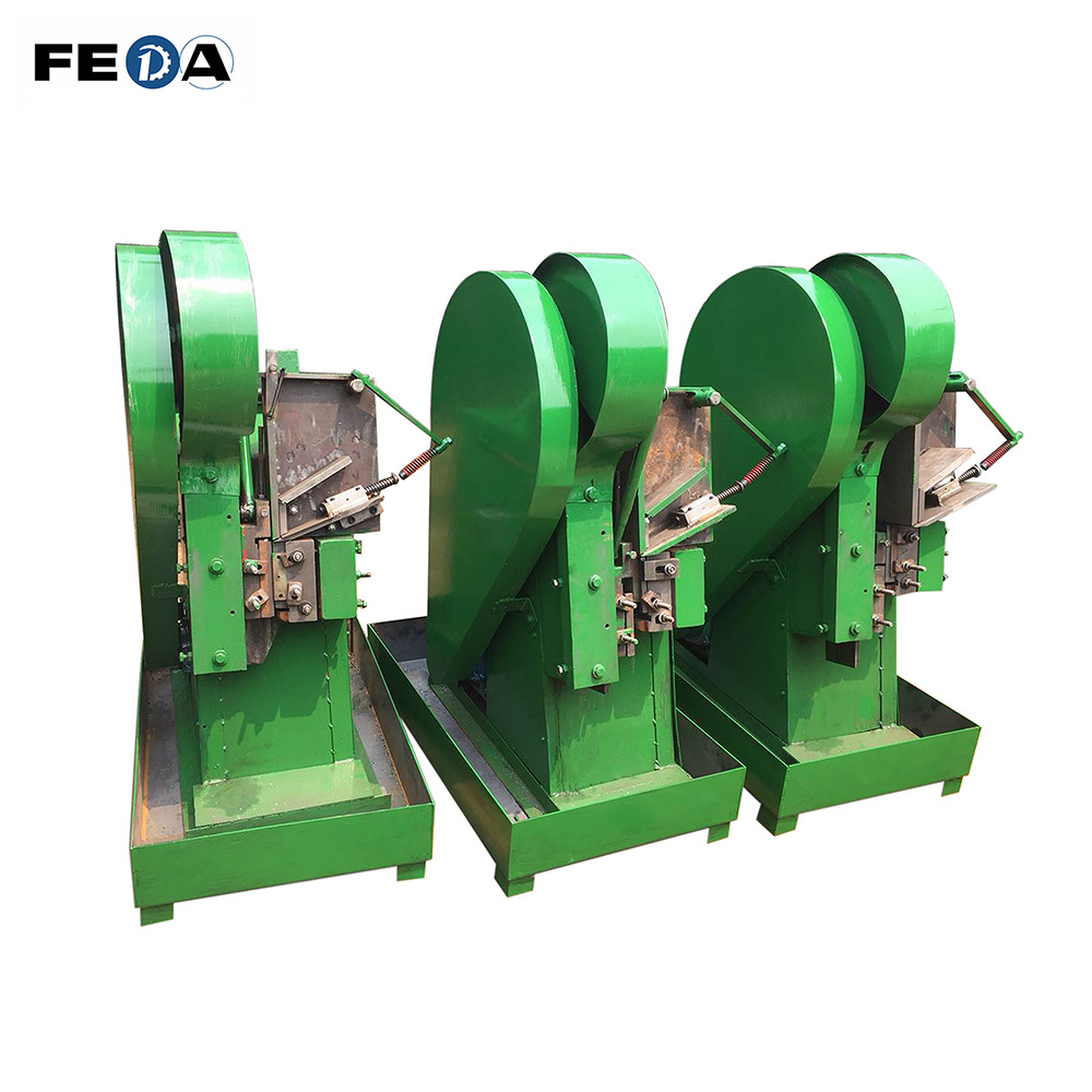 FEDA FD-208F automatic titanium nuts and bolts making machine steel bar threading machine with CE certificate