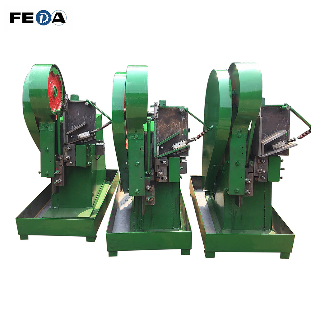 FEDA FD-208F automatic titanium nuts and bolts making machine steel bar threading machine with CE certificate