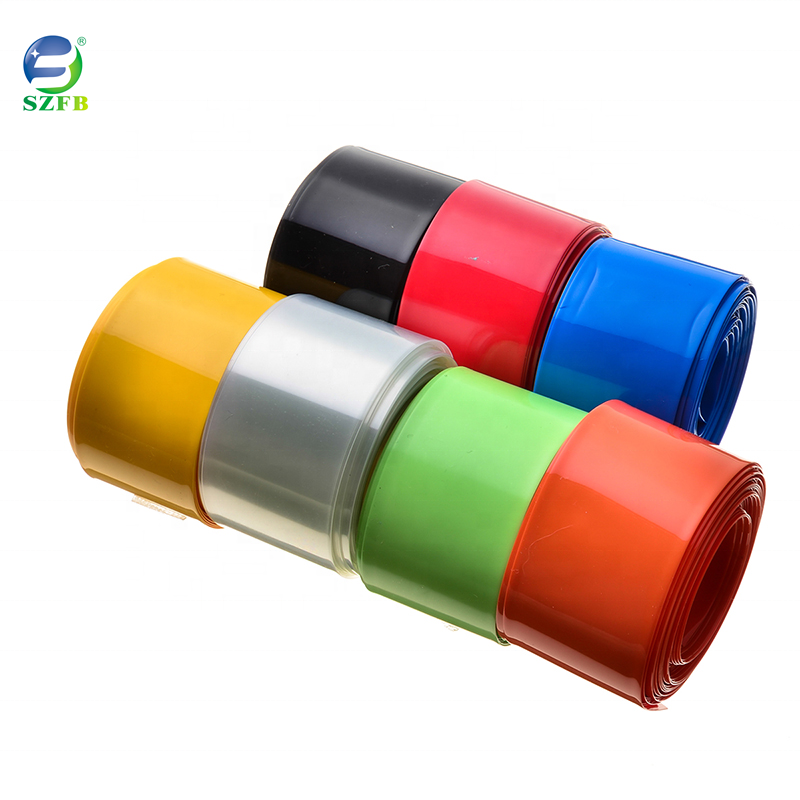 Flame retardant and UV retardant heat shrink  tubing for battery packing PVC heat shrinkable tube