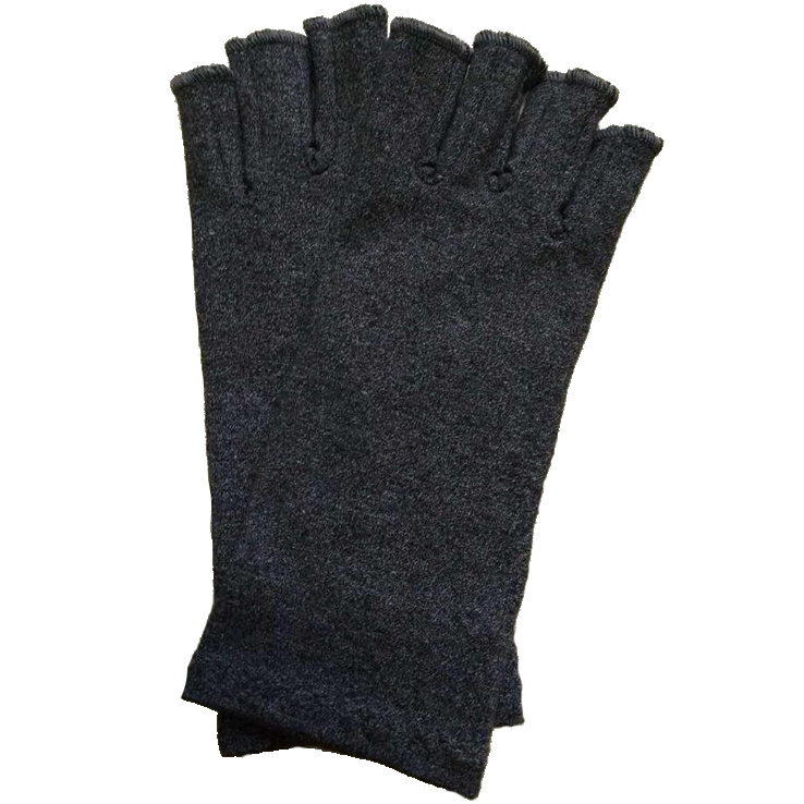 Supplier Copper Fiber Analgesic Magnetic Point Compression Anti-arthritis Gloves Outdoor Exercise Pressure Support Gloves