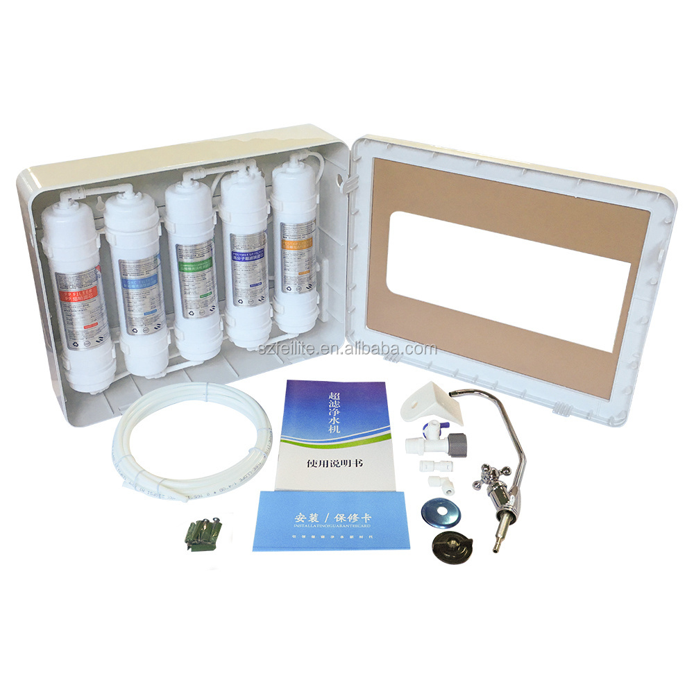 Hot Sale Manufacturer 5 Stage household UF system water purifier