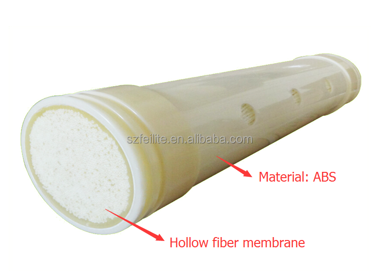 Household Water Purifiers Fittings Durable ABS Housing Food Grade PAN UF Membrane Filter Cartridge