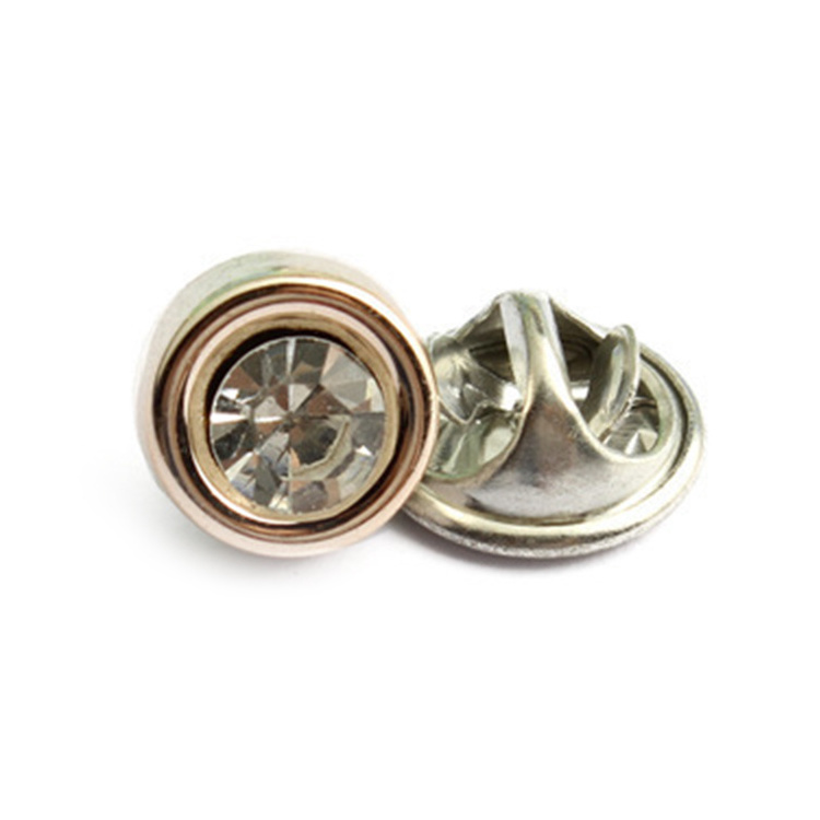 Factory Wholesale High Quality Decorative Flowers Sewing Button Gold Metal Pearl Shank Buttons For Clothes