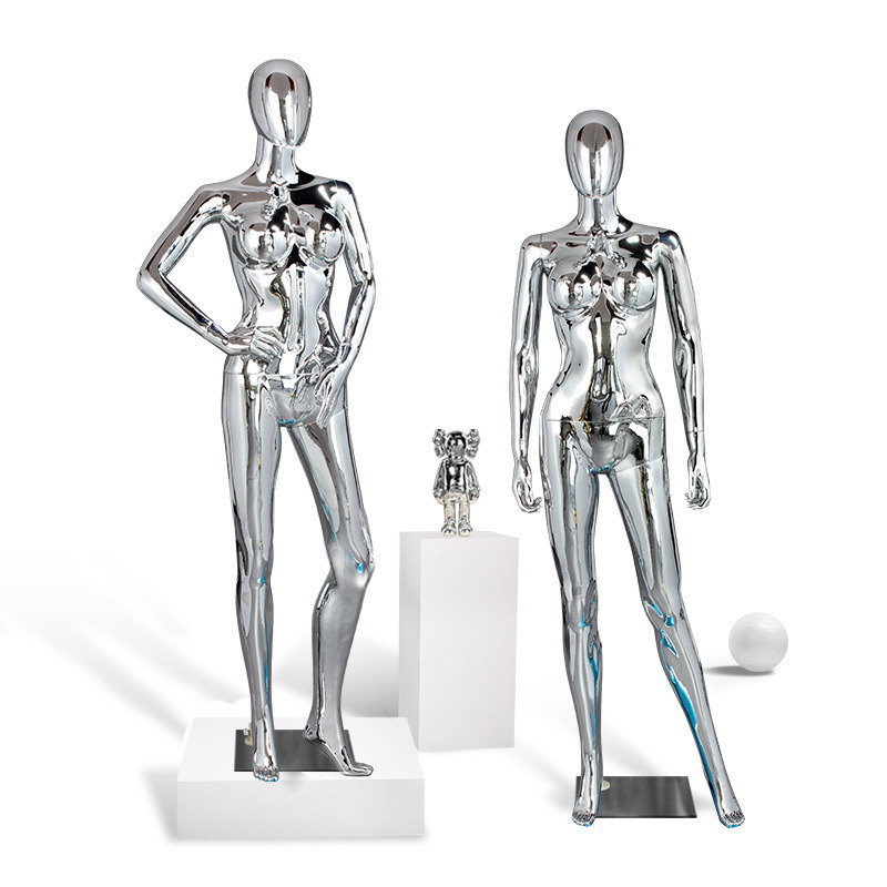 Gold and silver mannequie female  mannequin full-body and window  full-body mannequin