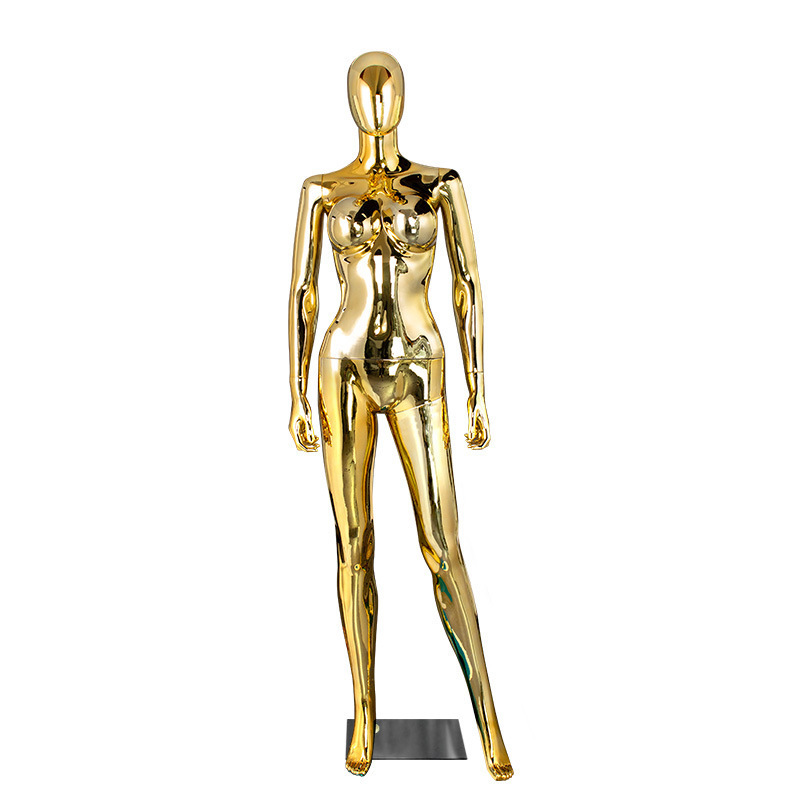 Gold and silver mannequie female  mannequin full-body and window  full-body mannequin