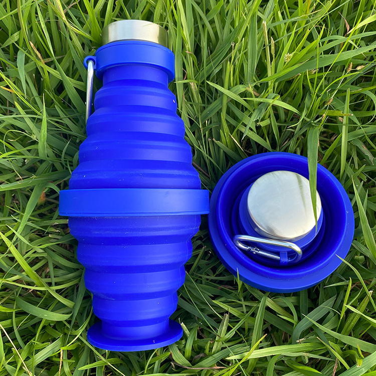 Ready to ship popular ice maker water bottle silicon bpa free with ice cube