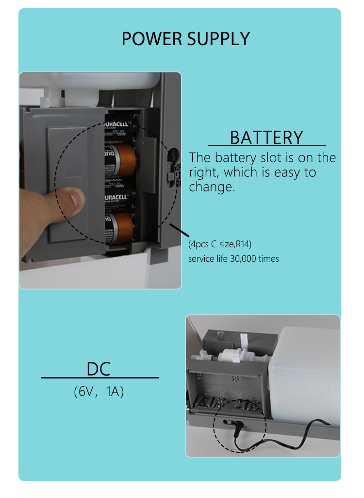 Automatic Alcohol Hand Sanitizer Dispenser Free Standing Public Stainless Steel Foam Soap Dispenser Free Spare Parts Plastic