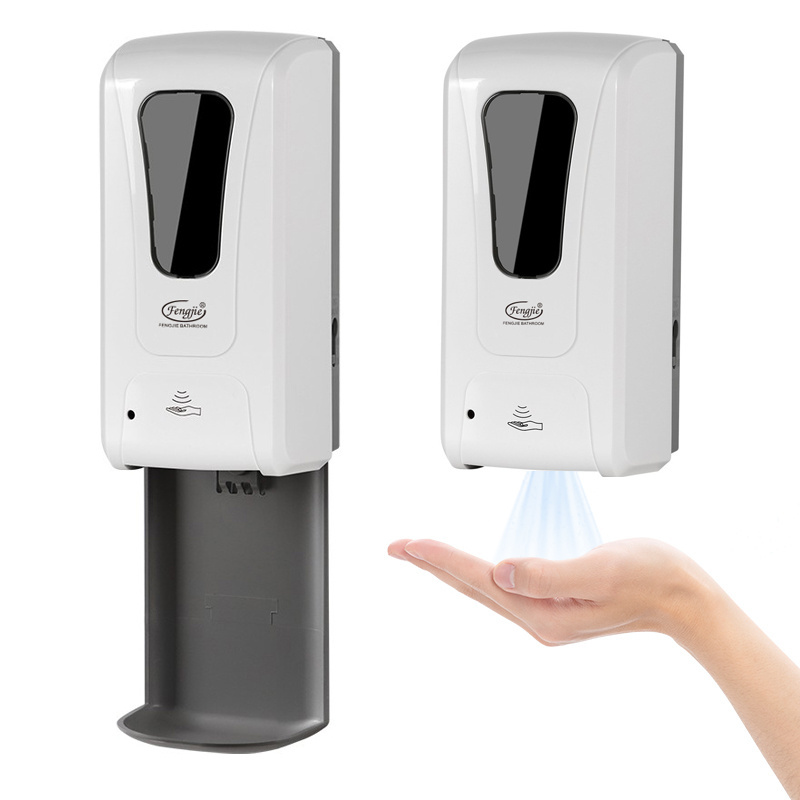 Fengjie Wall Mounted Electric Smart Sensor Auto Touchless Alcohol Gel Soap Dispenser Automatic Liquid Hand Sanitizer Dispenser