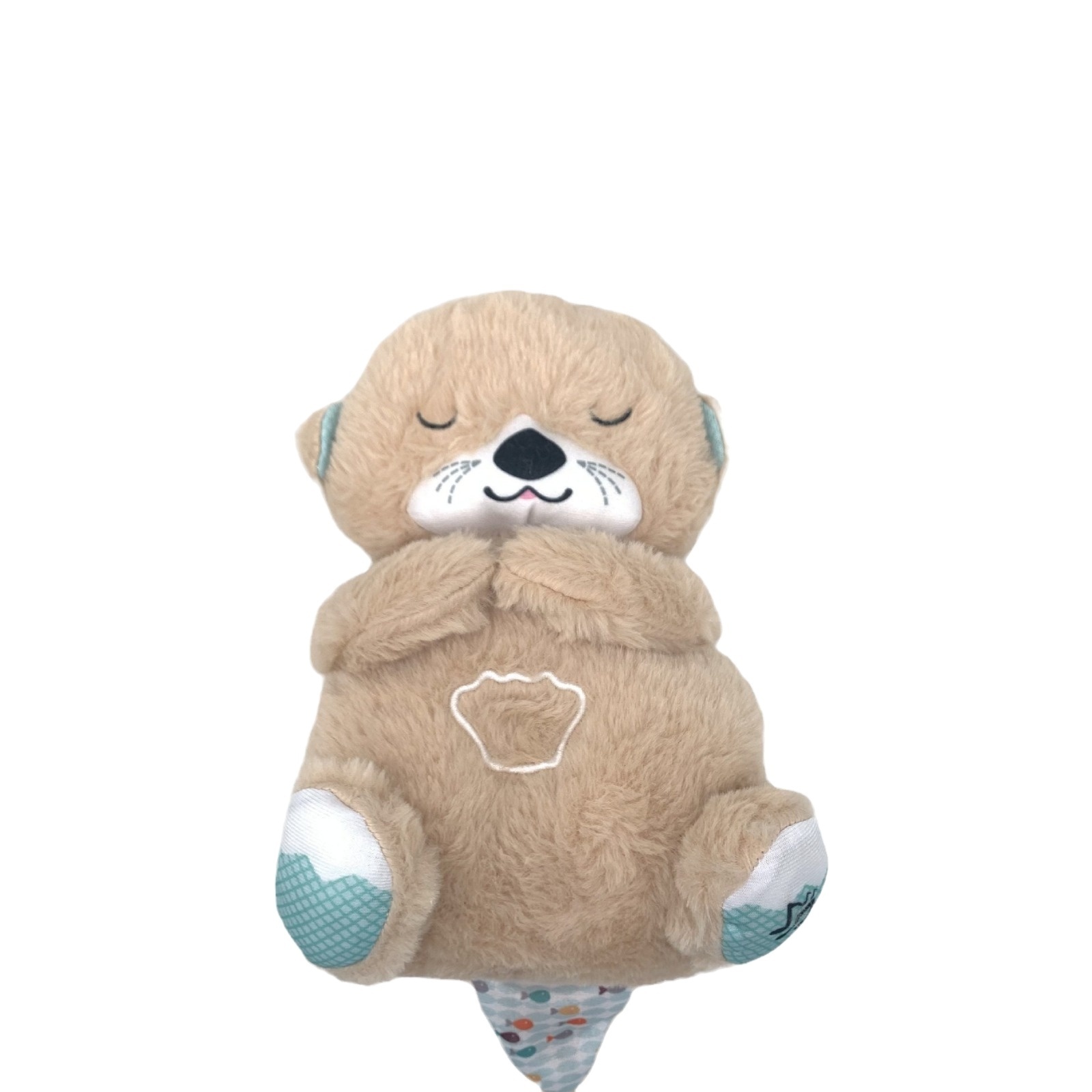 New breathing light Lullaby cute bear sleep baby bear sleep music doll